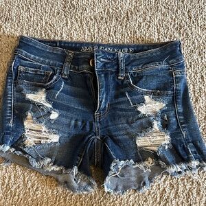 American Eagle Outfitters Ripped Jean Shorts